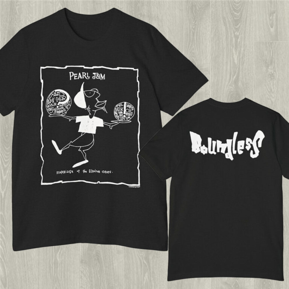 Vintage 90S Pearl Jam Boundless 2 Sided Shirt